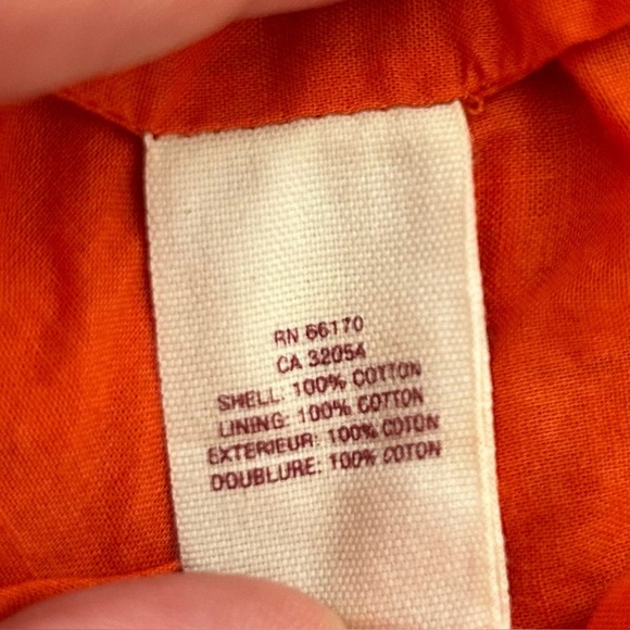 Anthropologie Maeve Terasina Orange Dress | size 12 - Picture 9 of 9